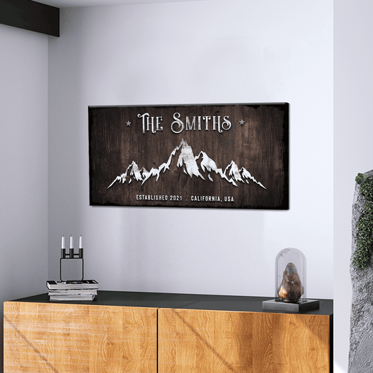 Family Mountain Home Sign Otarealm