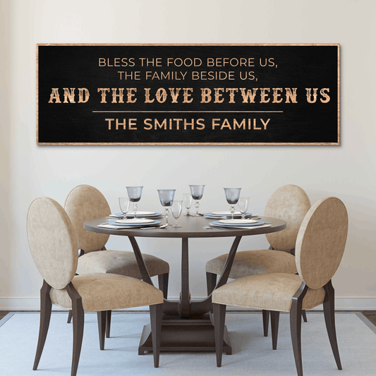 Family Blessing: Bless the Food Sign Otarealm