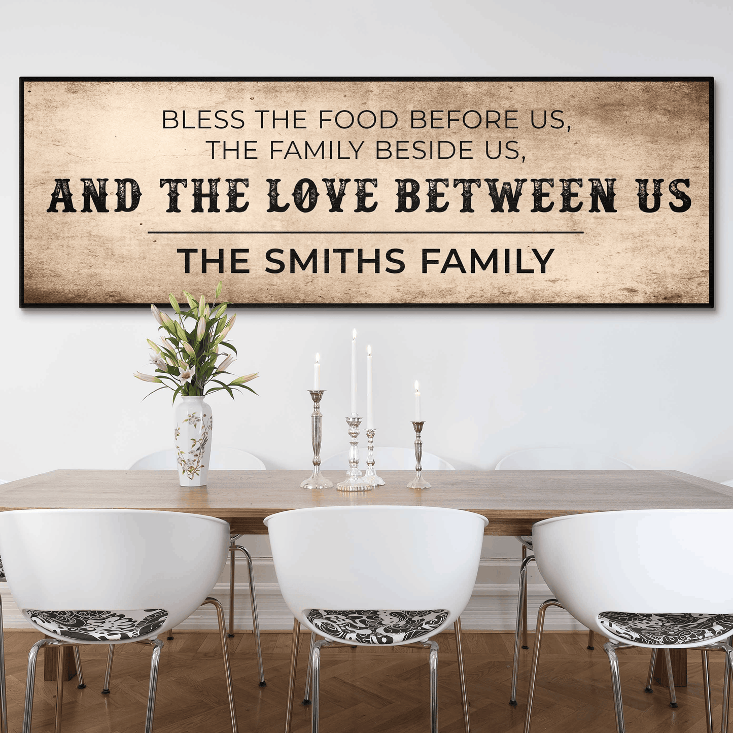 Family Blessing: Bless the Food Sign Otarealm