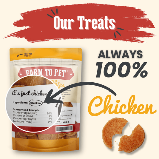 Chicken Chips for Dogs | All-Natural Single-Ingredient Dog Treats Otarealm