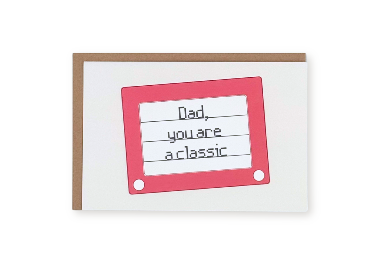 Classic Dad Greeting Card