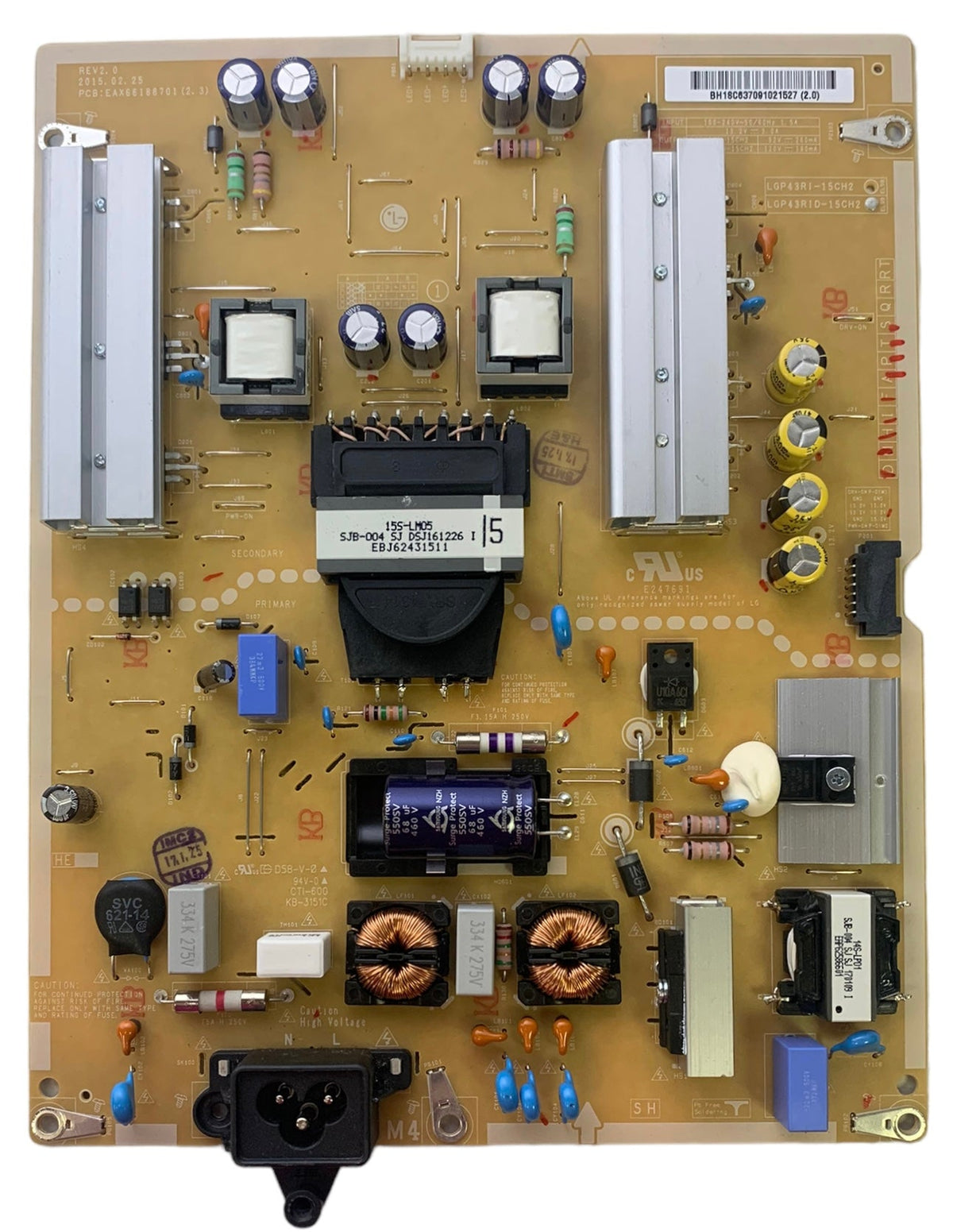 LG EAY63709102 Power Supply / LED Driver Board Otarealm