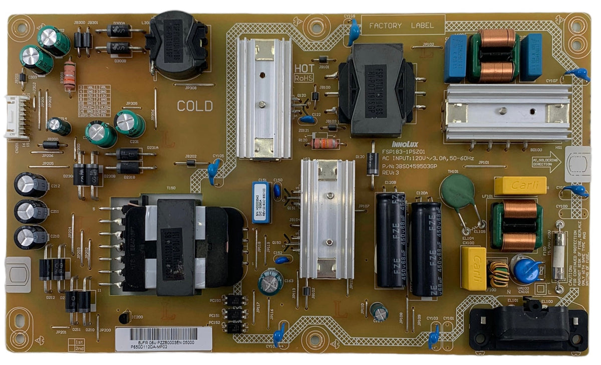 Vizio 6M04B0000W000 (P650D112DA-MP02) Power Supply for V655-G9 Otarealm