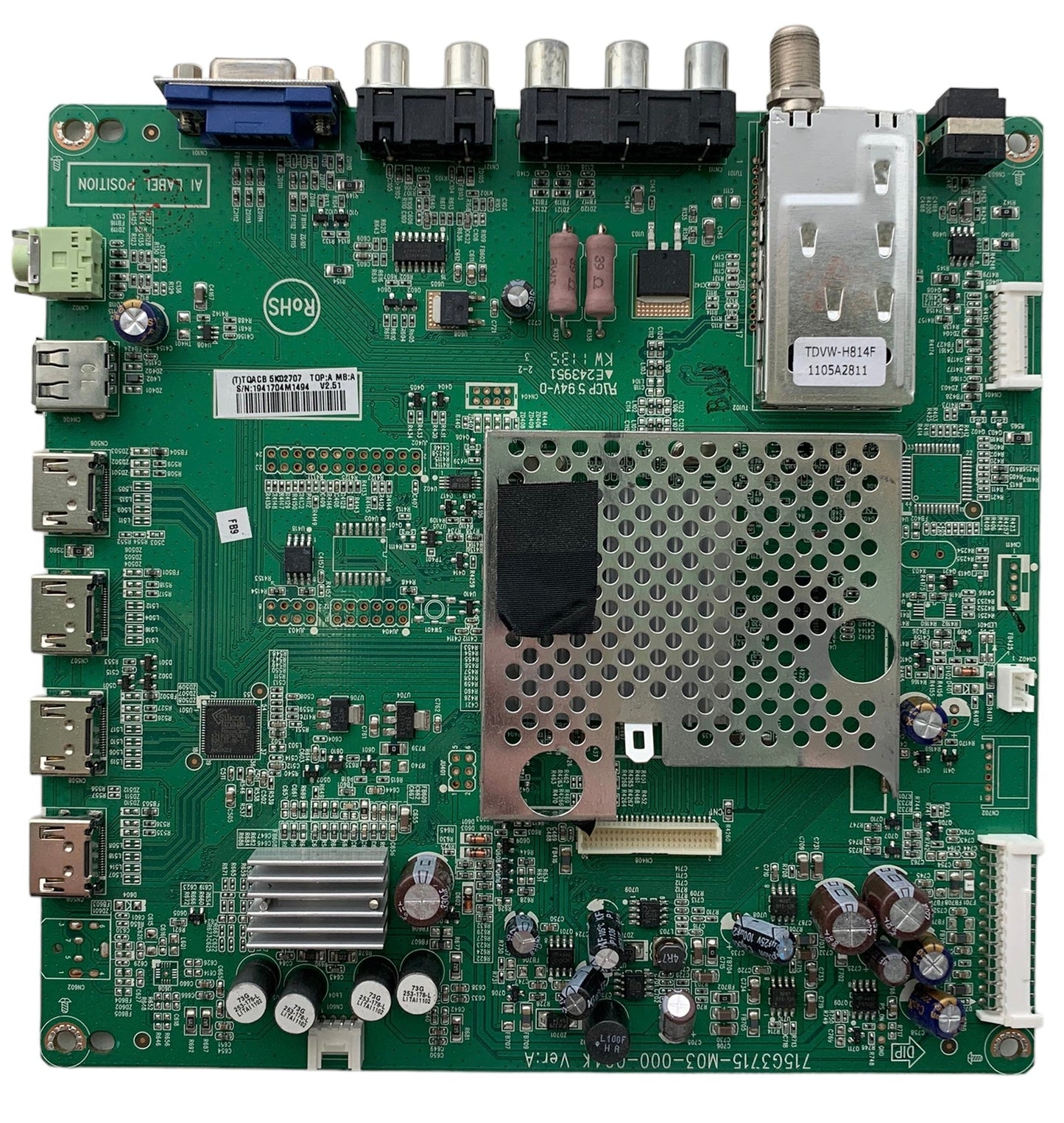 Vizio CBPFTQACB5K027 Main Board for E320VA Otarealm