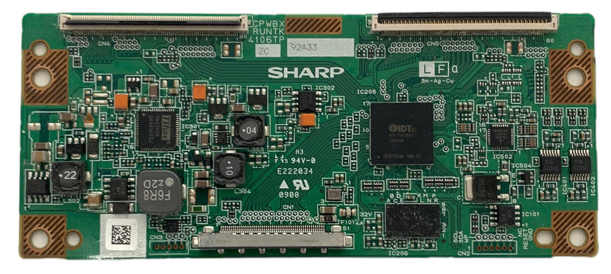 UNTK4106TPZC (CPWBX4106TSharp RPZC) T-Con Board Otarealm