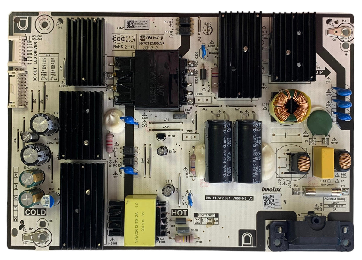 Vizio P650D108DC Power Supply/LED Driver Otarealm