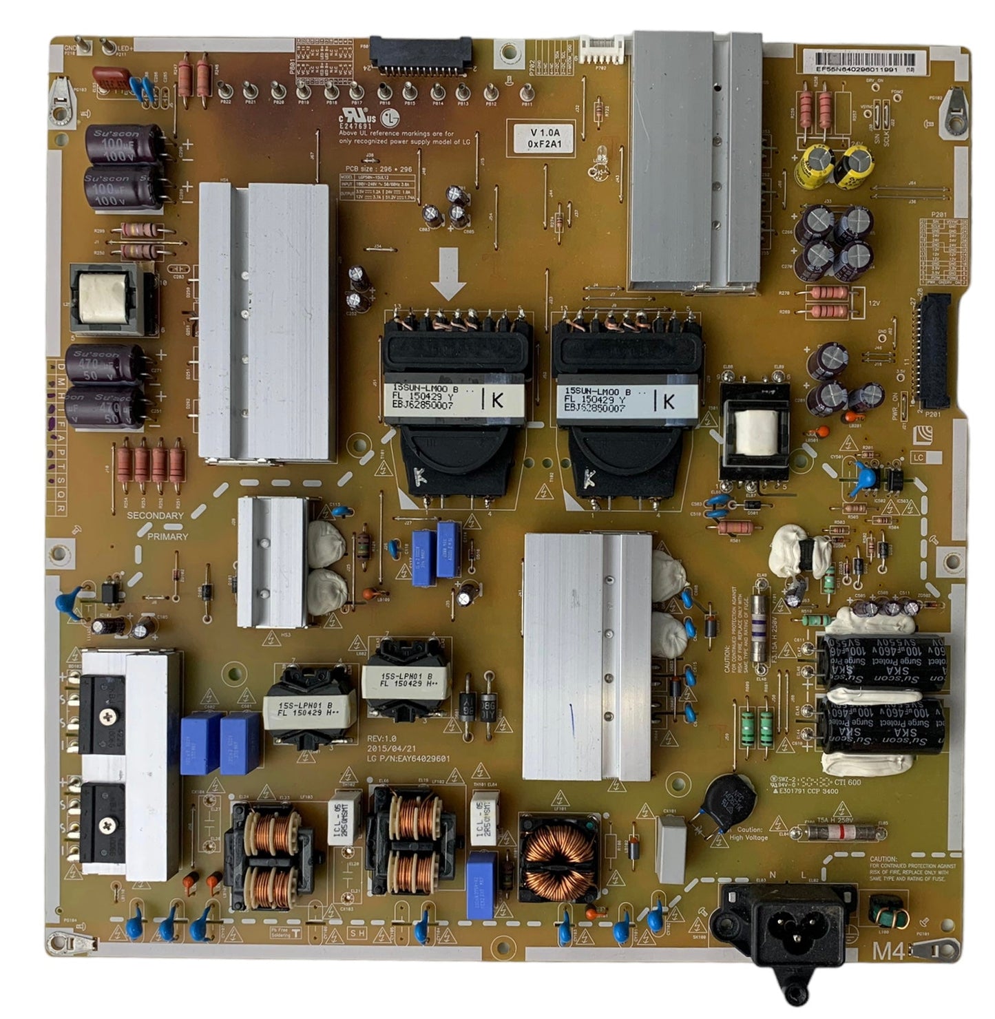 LG EAY64029601 Power Supply / LED Driver Board Otarealm