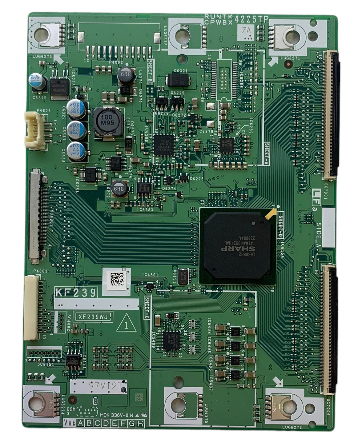 Sharp RUNTK4225TPZA (KF239, XF239WJ) T-Con Board Otarealm