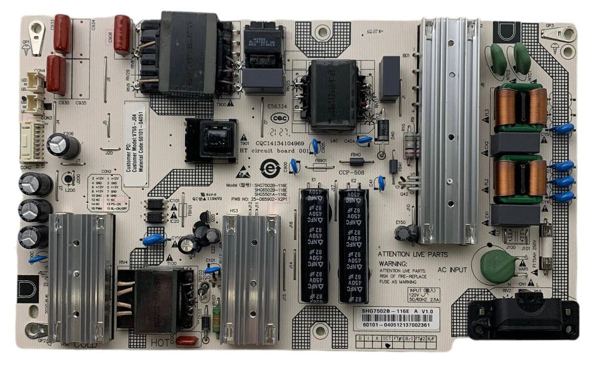 Vizio 60101-04051 Power Supply for V755-J04 / V755-G4 Otarealm