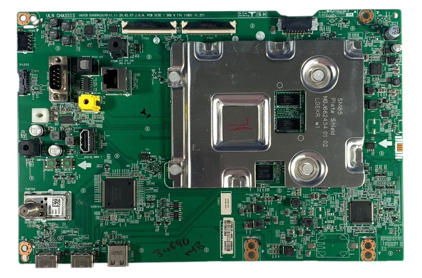 LG EBT66338401 Main Board for 43US340C0UD Otarealm