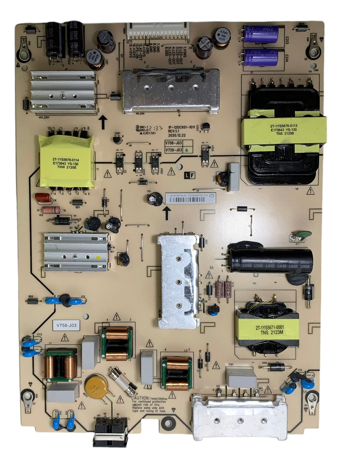 Vizio 09-75CAR160-00 Power Supply / LED Board V756-J03 V756X-J03 Otarealm