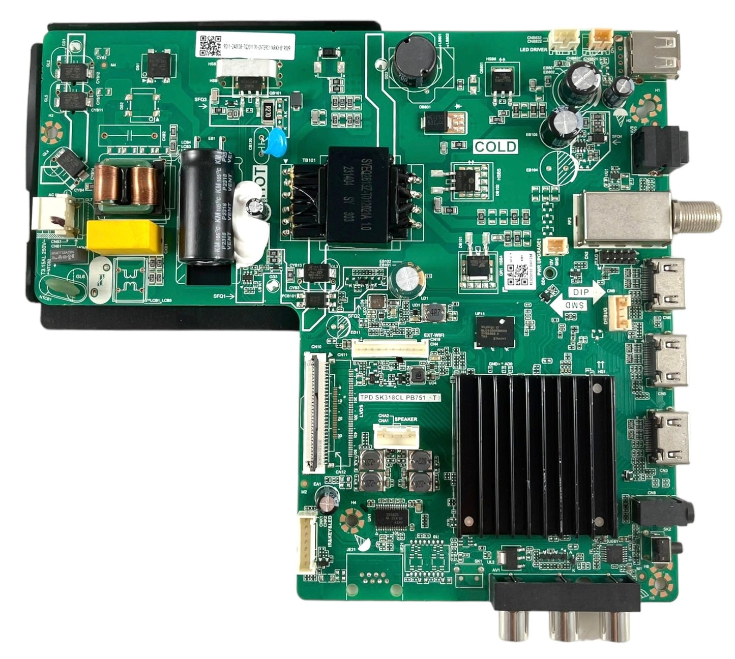 RCA/ONN 240038 Main Board / Power Supply for RTR4360-E-US 100058007 Otarealm