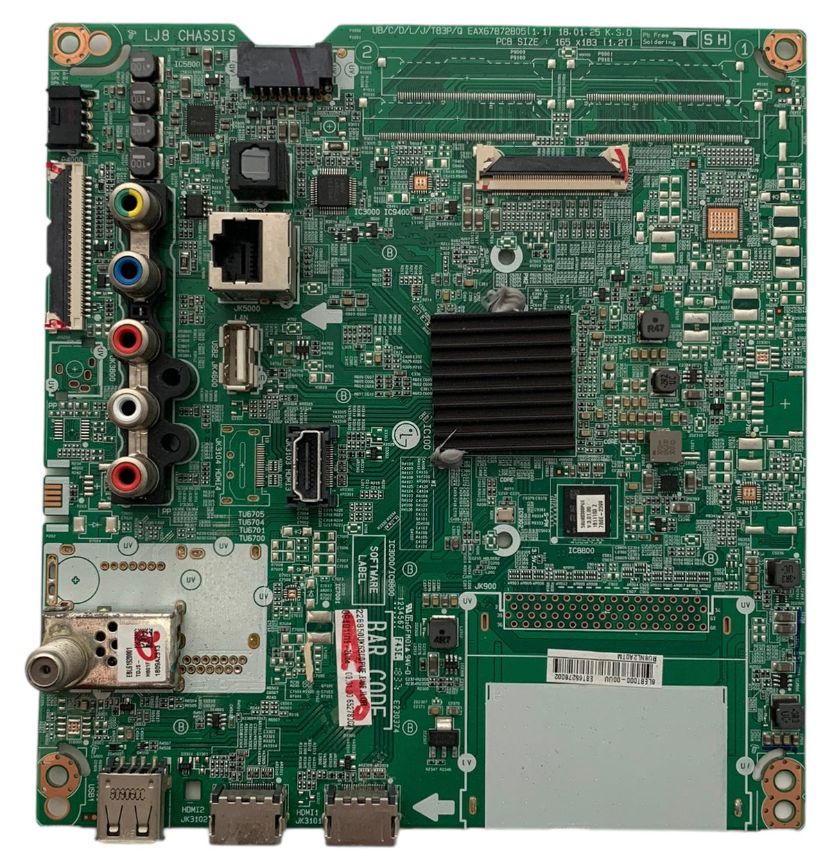 LG EBT65278002 Main Board for 50UK6300PUE.BUSJLOR Otarealm