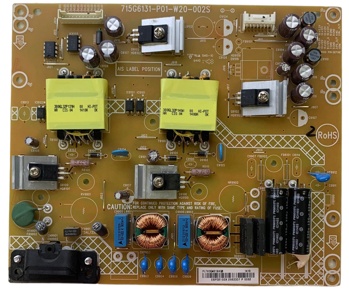 Vizio PLTVDQ401XAQ8 Power Supply / LED Board for E420-B1 Otarealm