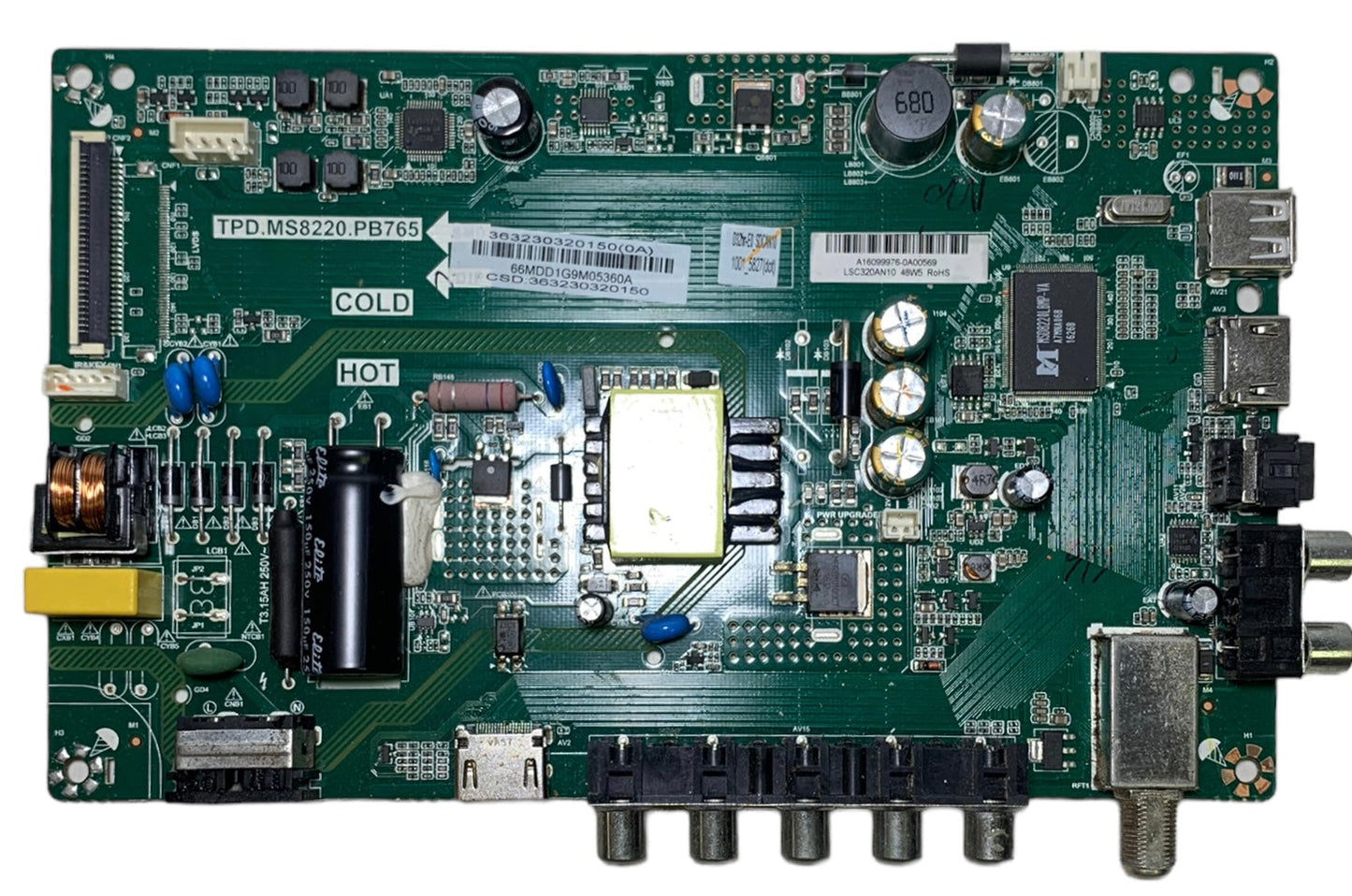 Vizio 3632-3032-0150 Main Board / Power Supply for D32HN-E0 Otarealm