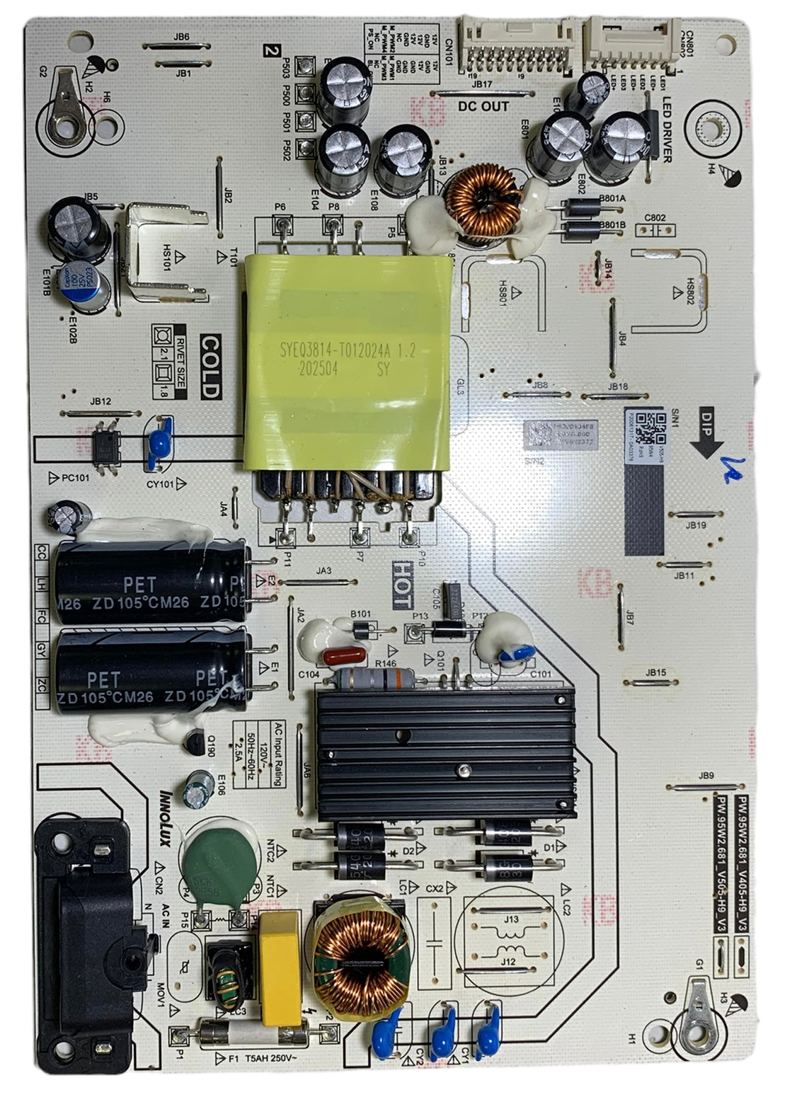 Vizio 6M04B0002L000 Power Supply/LED Driver V505-H19 Otarealm
