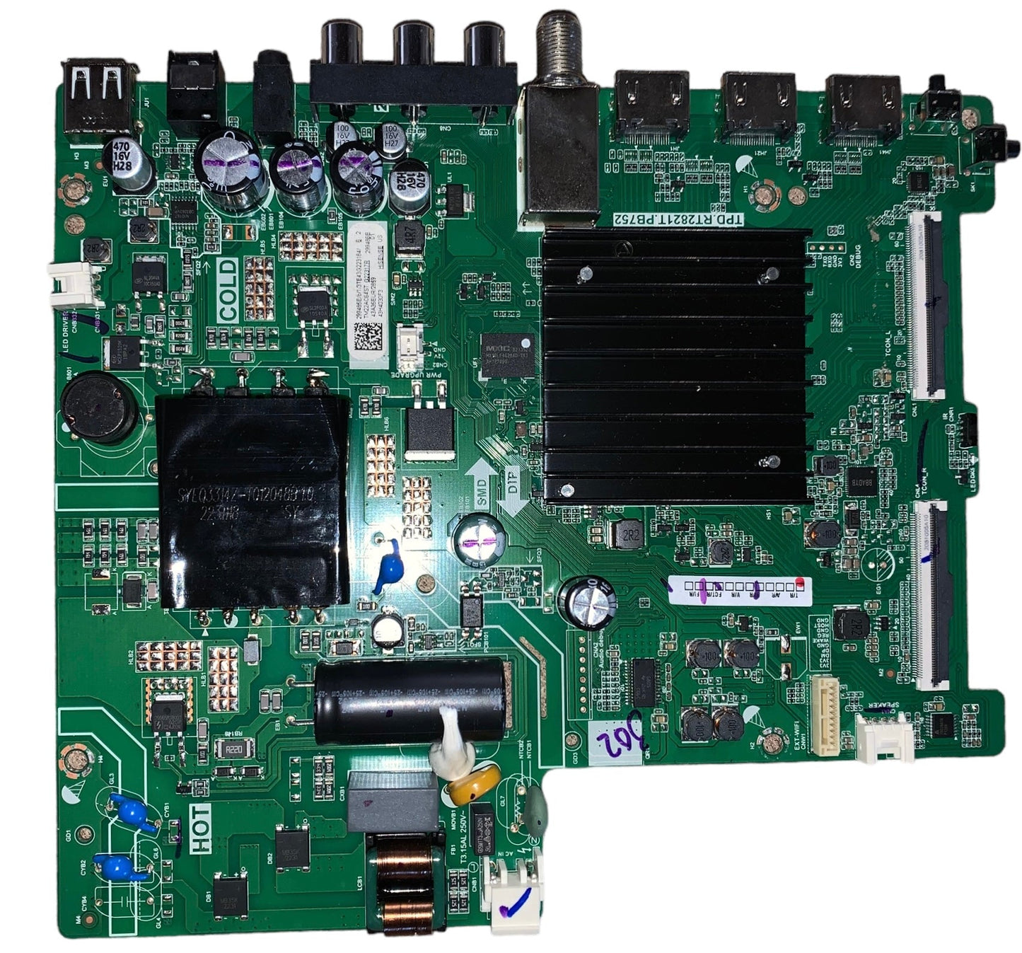 Hisense 299485 299486 TPD.RT2821T.PB752 Main Board 43H4030F3 Otarealm