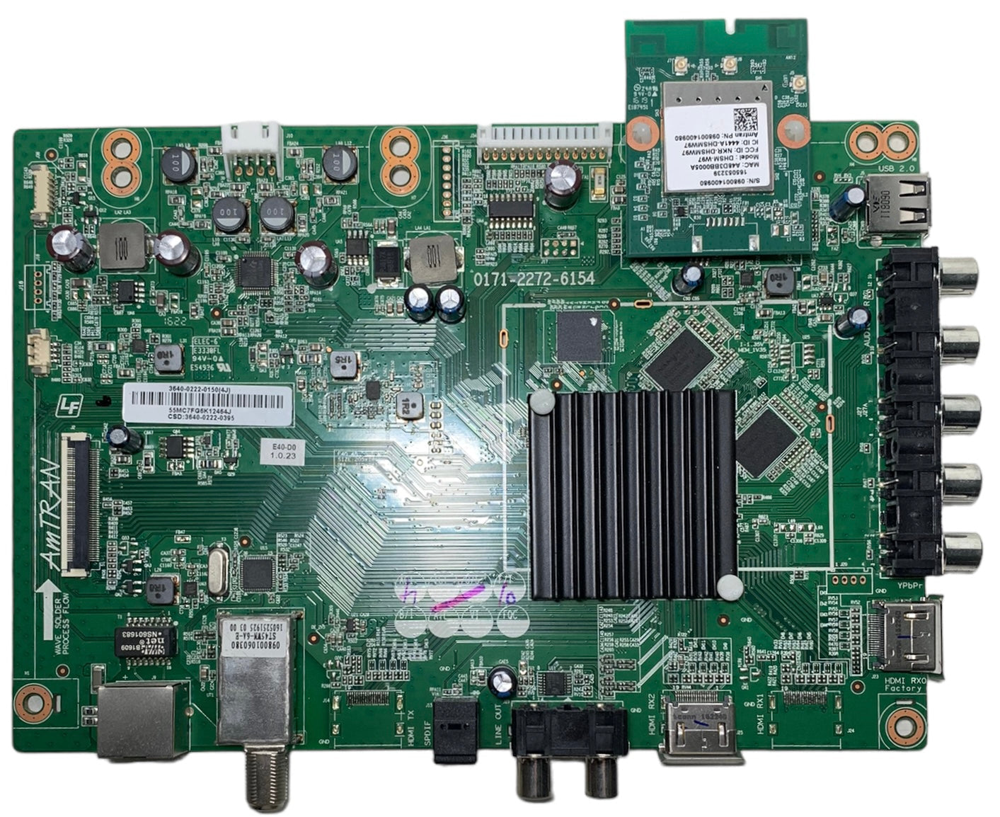 Vizio 3640-0222-0395 Main Board for E40-D0 (LAUSTXBS / LAUSTXBS Serial) Otarealm