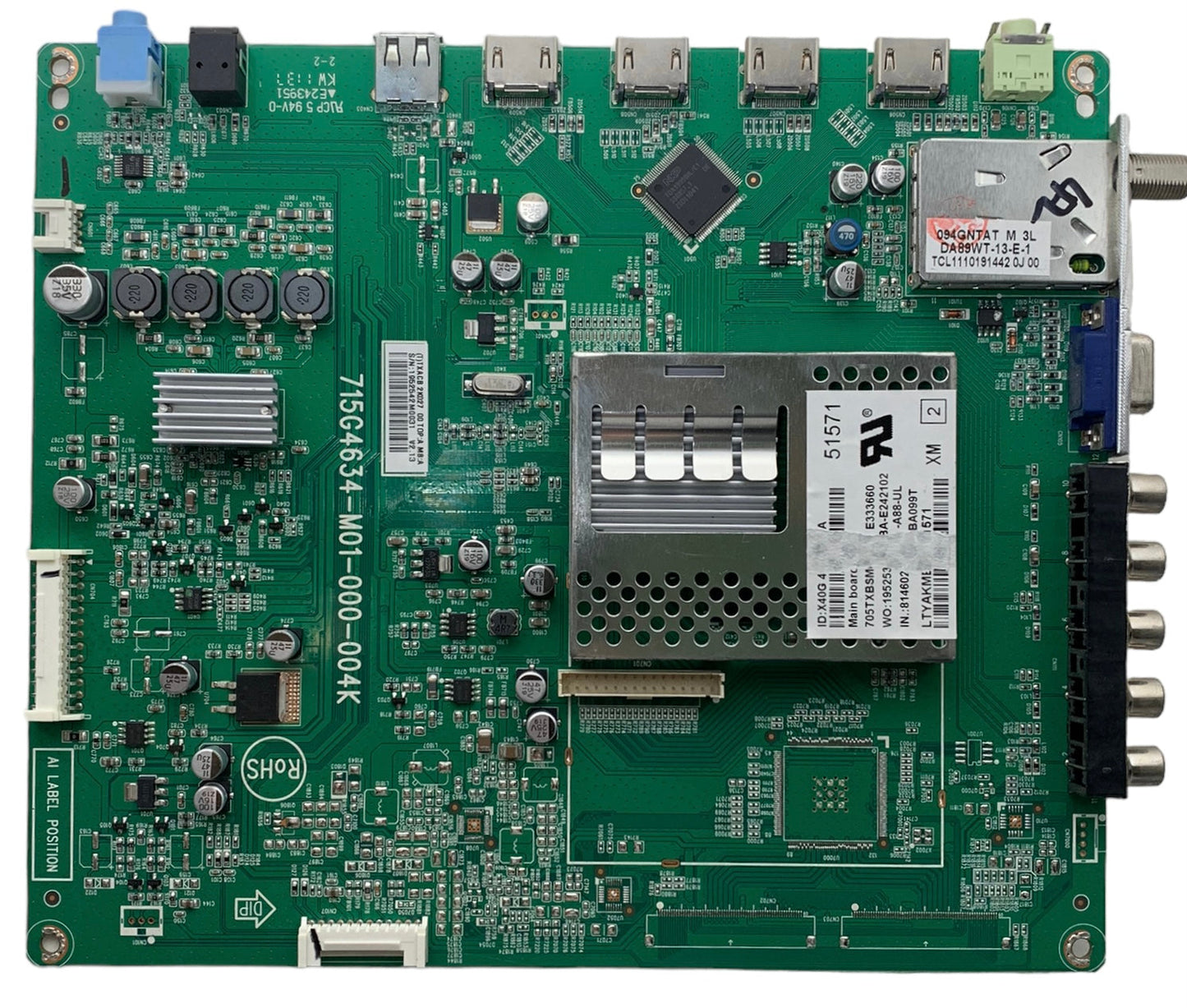 Vizio CBPFTXACB2K027 Main Board for E420VT Otarealm