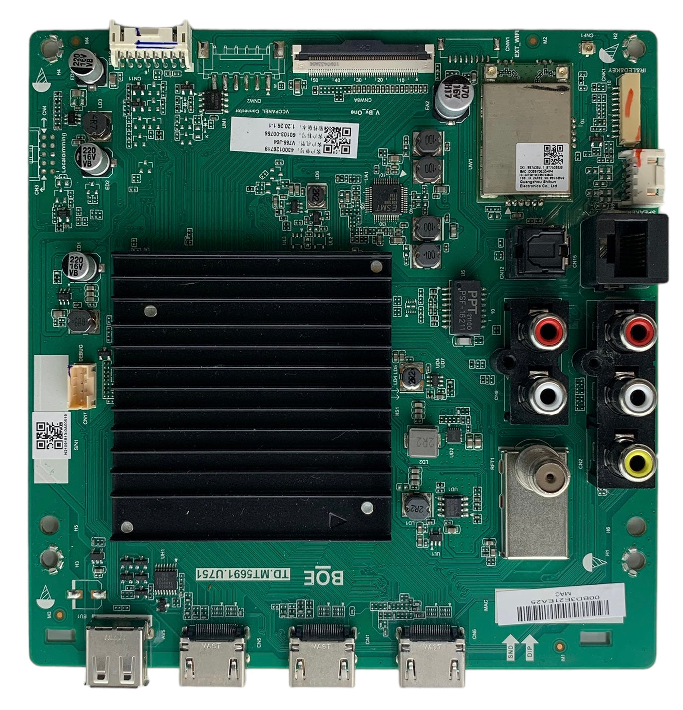 Vizio 60103-00756 Main Board for V755-J04 (LBNFE5KX Serial) Otarealm