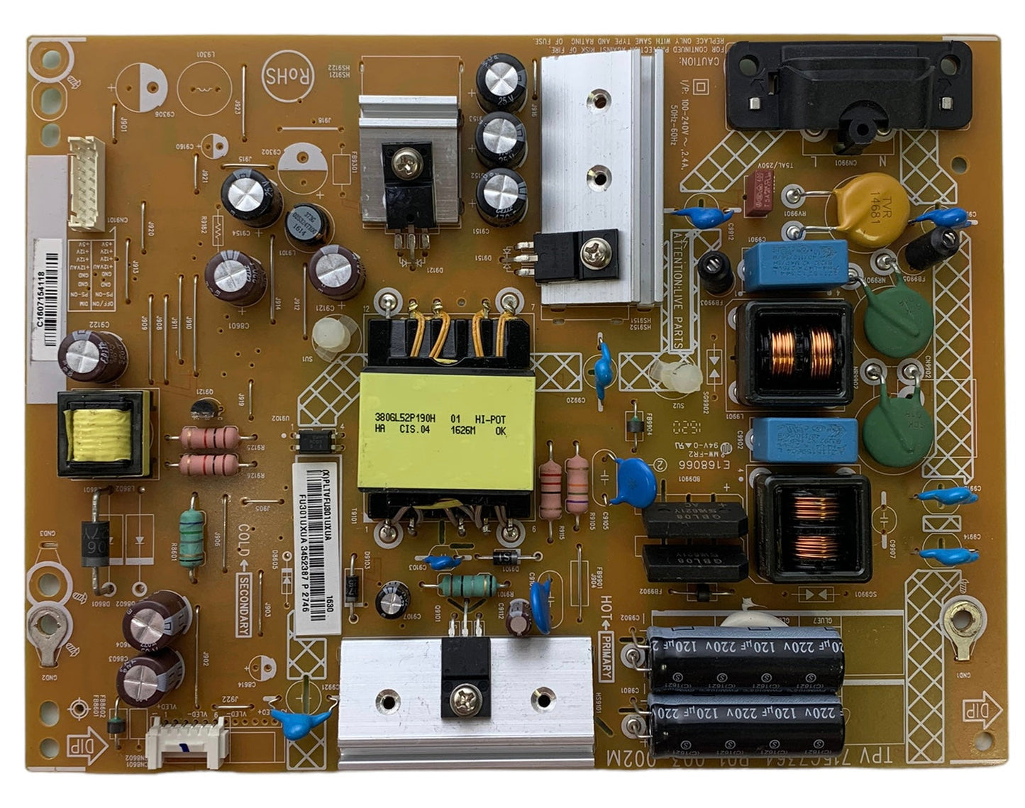 Insignia PLTVFU301UXUA Power Supply for NS-40D510NA17 Otarealm
