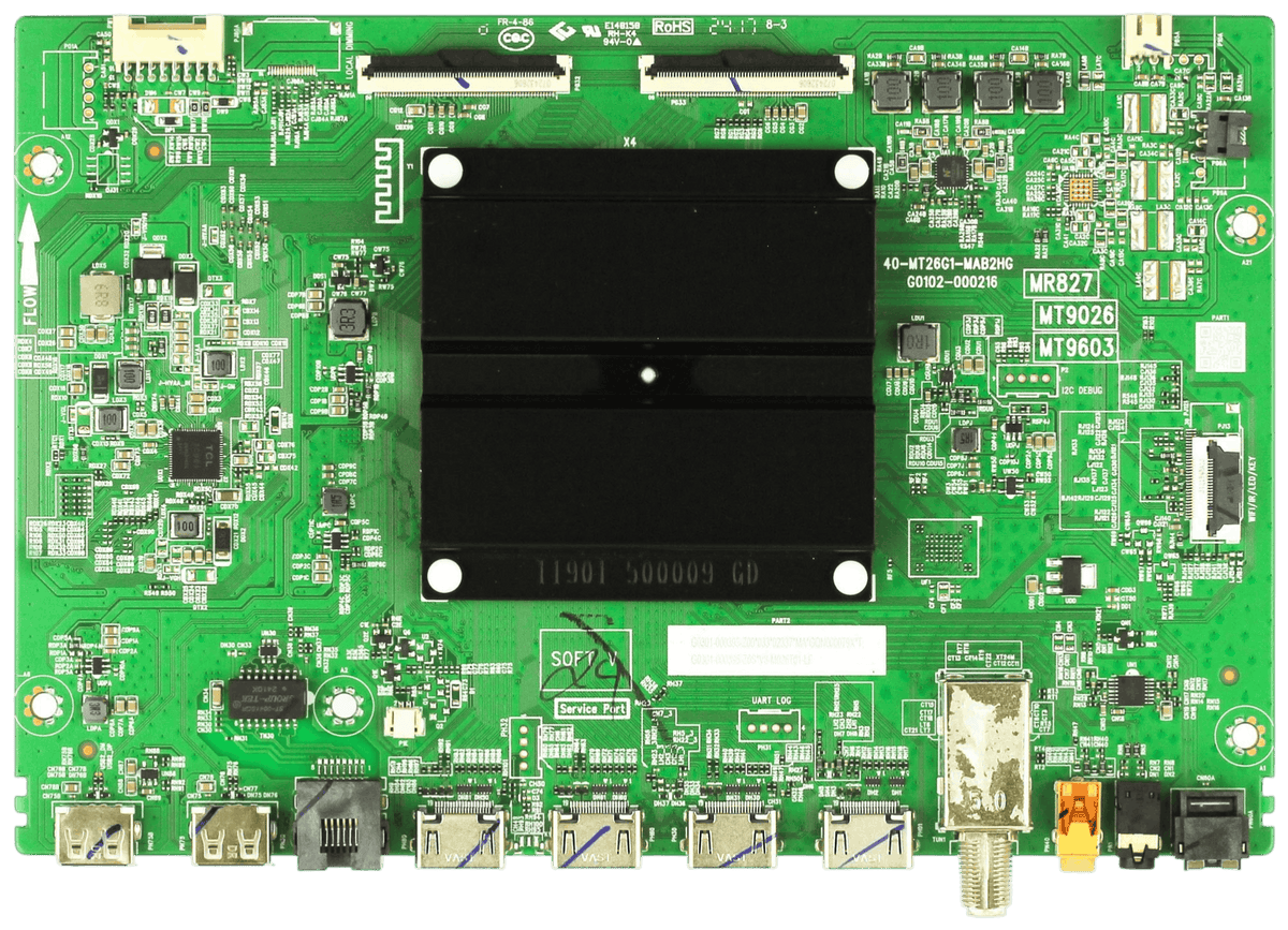 G0301-000395 TCL Main Board, 40-MT26G1-MAB2HG, G0102-000216, 85Q550F, 75S551F Otarealm