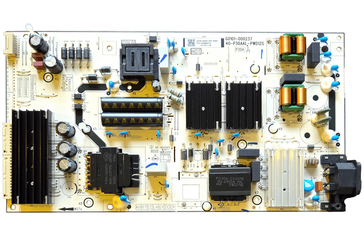 G0504-000437-Z00 TCL Power Supply Board, G0101-000237 , 40-P30AAL-PWD1ZG , 55QM6K Otarealm