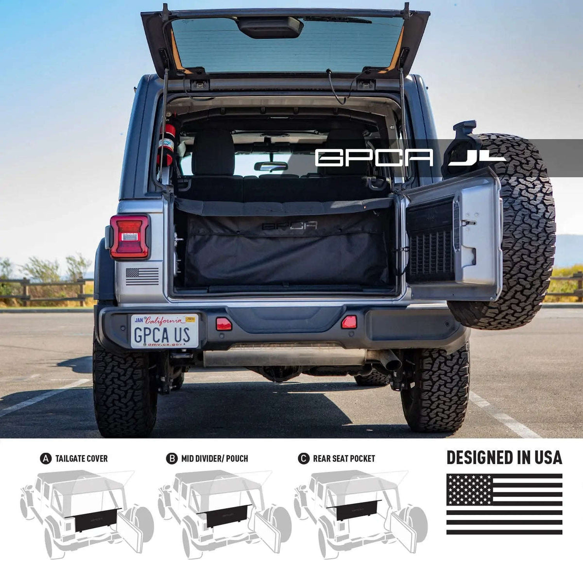 Jeep Wrangler JL 4DR Cargo Cover LITE (2018+) Otarealm