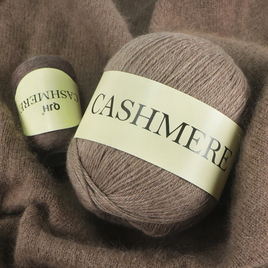 Cashmere Yarn, 50g + 20g High‑Grade Worsted Mongolian Wool for Hand‑Knitting Sweaters, Hats & Cardigans