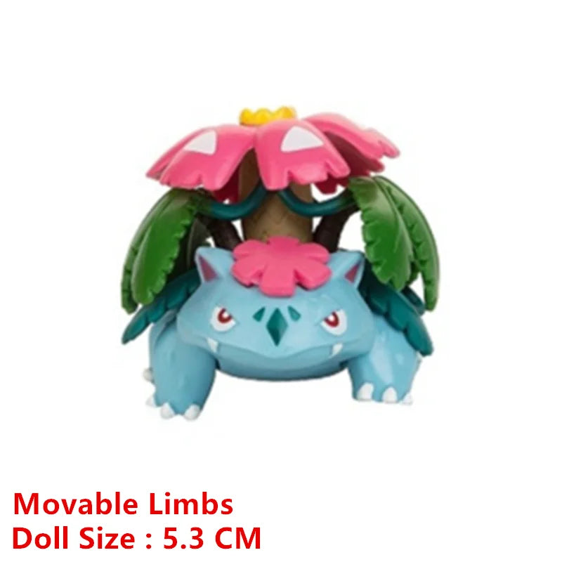 Pokemon Anime Figures Pikachu Mewtwo Charmander Blastoise Gurado Pet Action Model Toy Gifts 4-13 CM