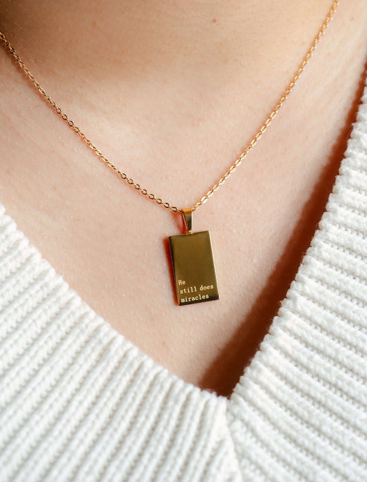 Necklace: He still does miracles Otarealm