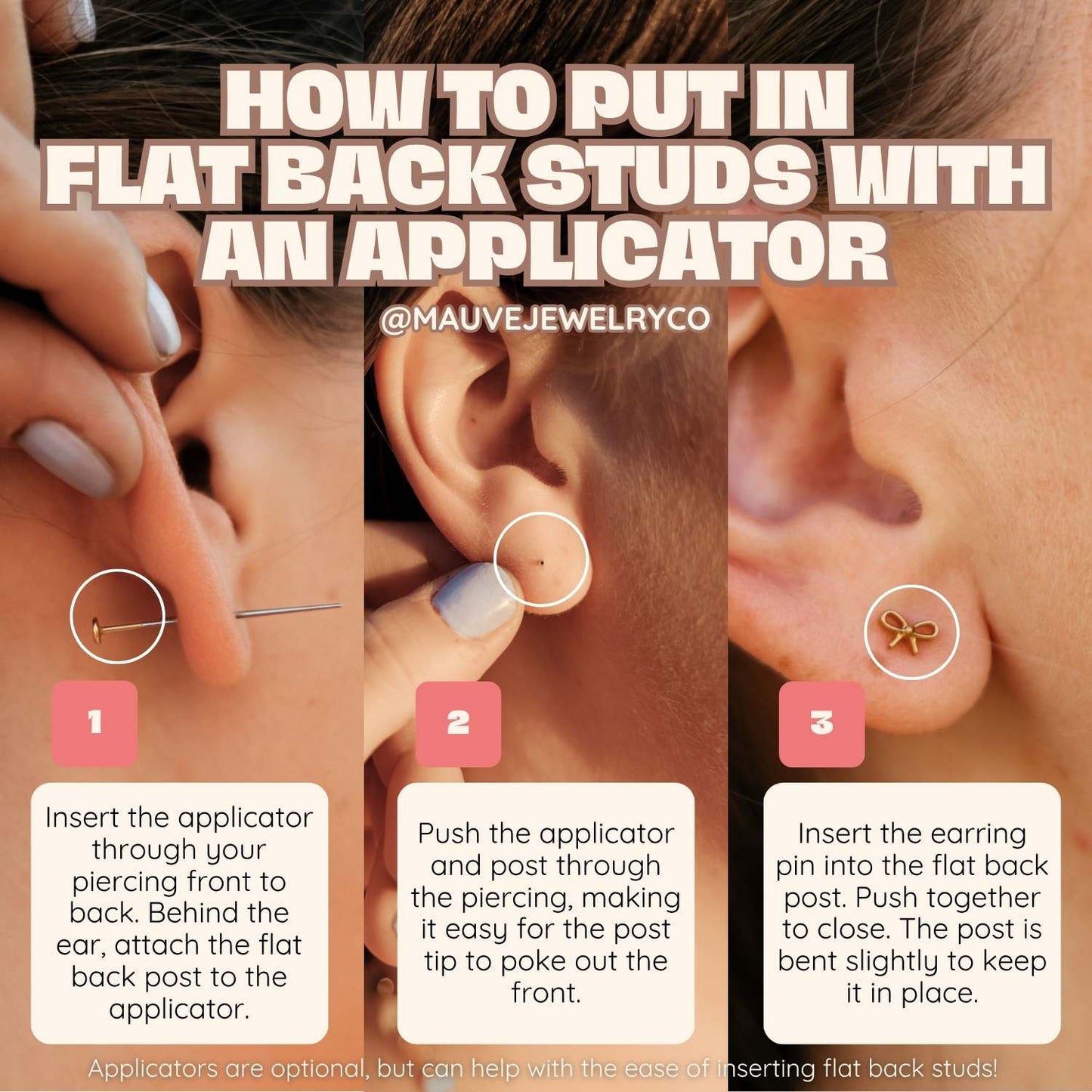 Flat Back Applicator Otarealm