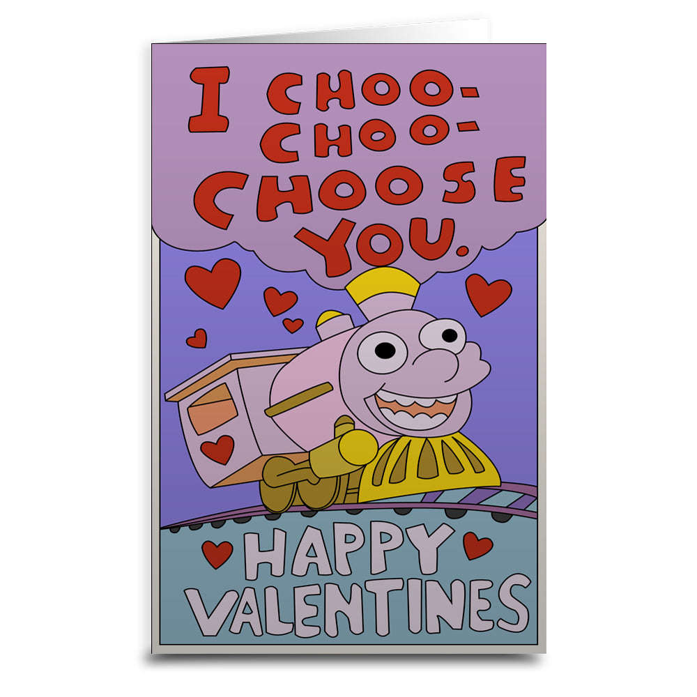 I Choo-Choo-Choose You Greeting Card Otarealm