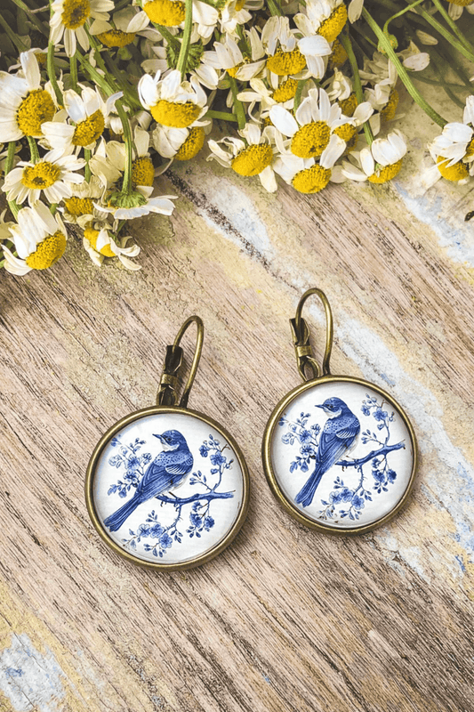 Beautiful Vintage Bird Earrings Otarealm