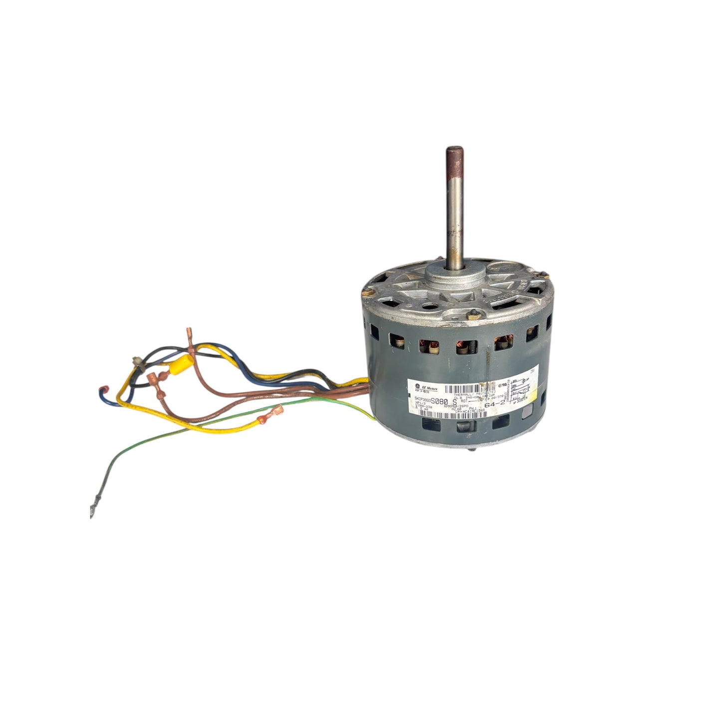 GE 5KCP39GGS080 1/3 HP, 208-230V, 1 PH, 950 RPM, 2 Speed, CCWLE, Frame 48, Replacement Blower Motor