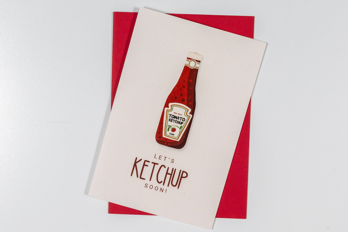 Ketchup Greeting Card