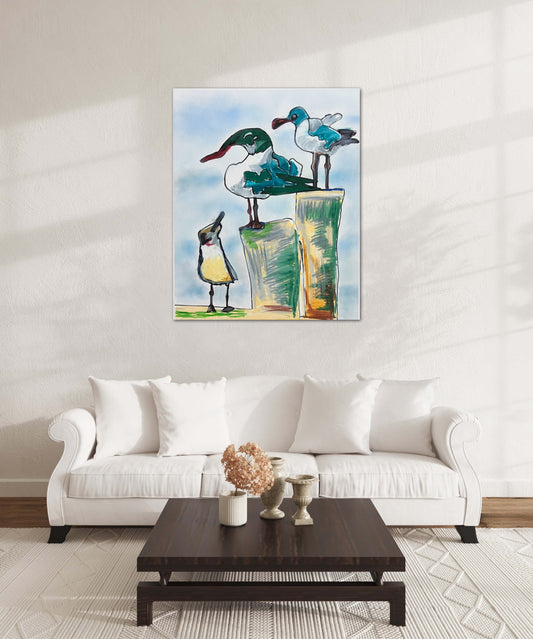 The Seagulls - Art Prints