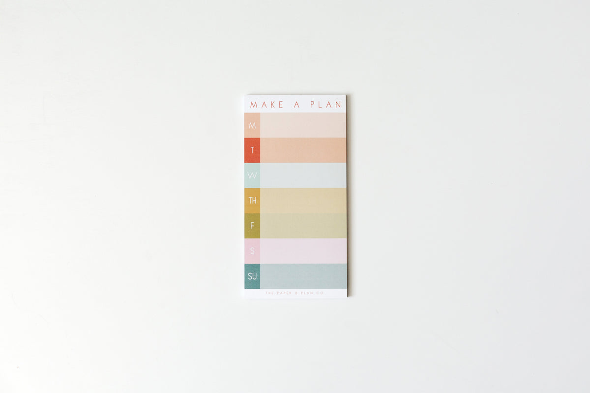 Make a Plan Notepad
