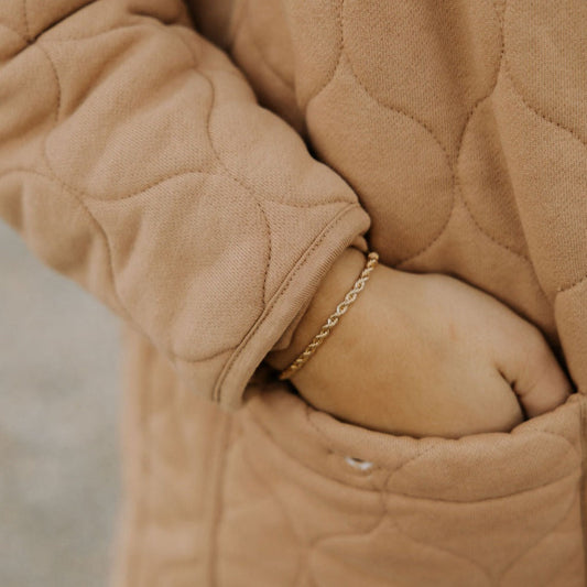 Naomi Gold Filled Rope Bracelet