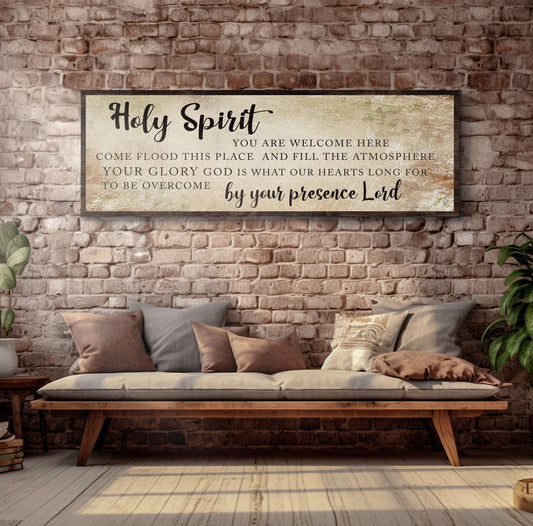 Holy Spirit You Are Welcome Here Sign VI Otarealm