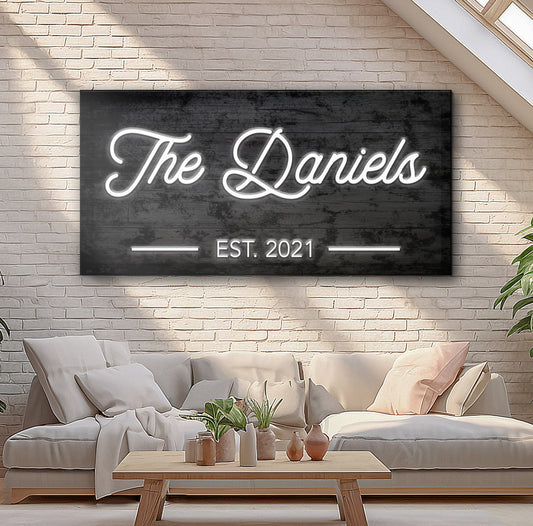 Family Name Sign V