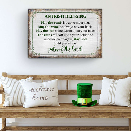 Irish Blessing Farmhouse Sign II Otarealm