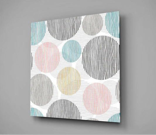 Soft Spots Glass Wall Arts