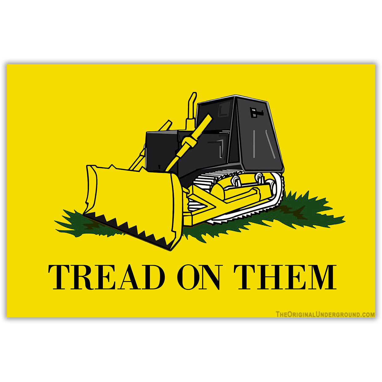 Killdozer Tread on Them Sticker Otarealm
