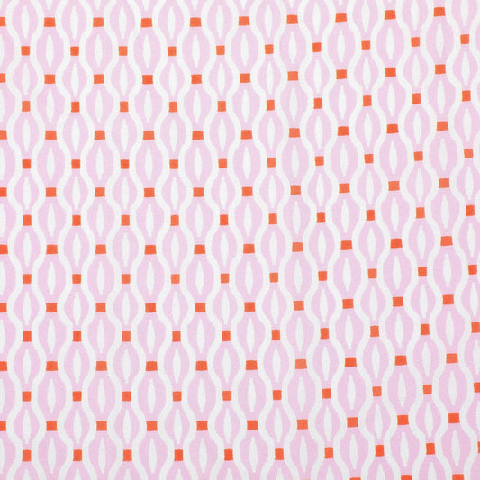 Geo Chic Pink Satin Anything Scarf Otarealm