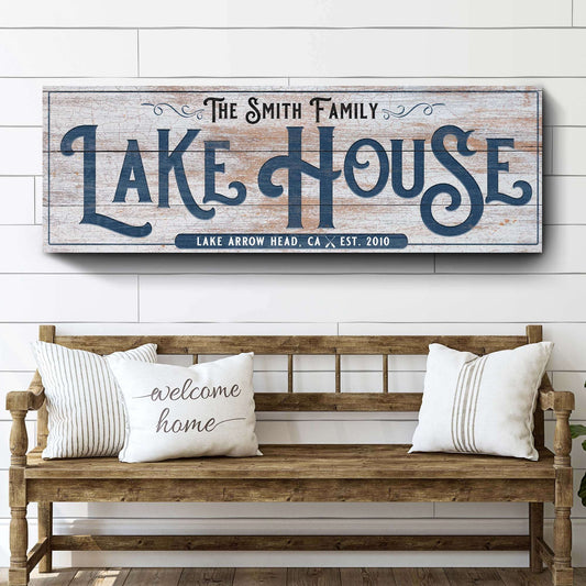 Personalized Lake House Sign III Otarealm