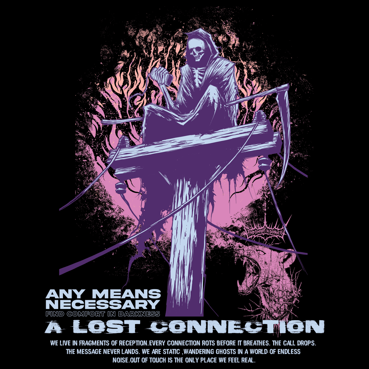 Lost Connection Pullover Hoodie Otarealm