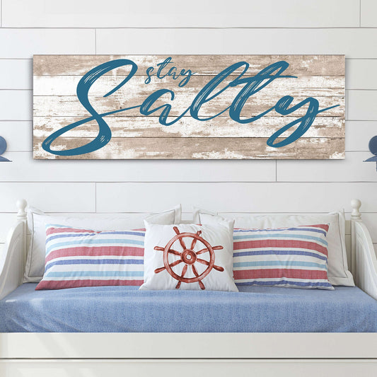 Stay Salty Coastal Sign II Otarealm