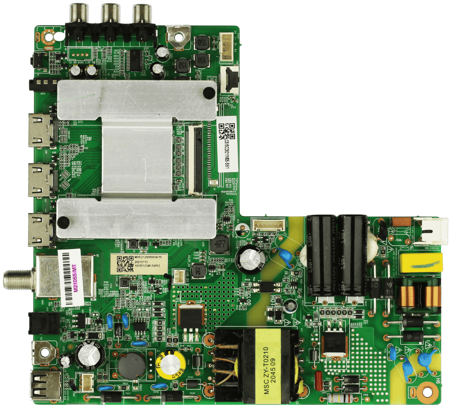 Onn 515C28211M05 M21055-MT Main Board/Power Supply for 100069992 Otarealm