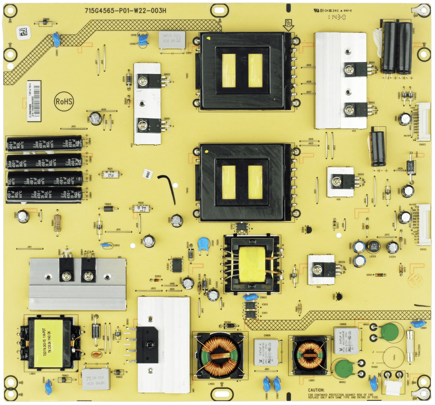 ADTV12417ABS Vizio Power Supply, 715G4565-P02-W20-003H, M3D550SR Otarealm